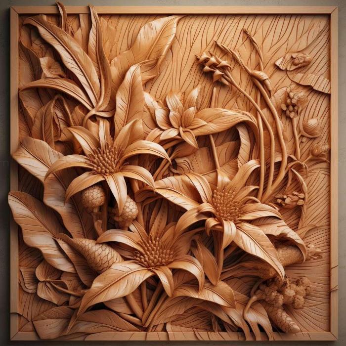 Patterns and decorations (stl Cordylobia 1, PATTERN_2685) 3D models for cnc